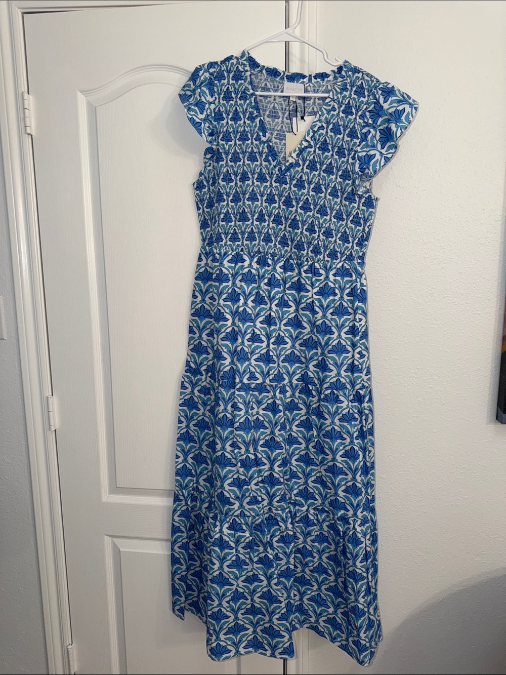 Sugarlips blue maxi dress NWT